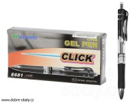 Pero gelové 0,7 mm ČERNÉ